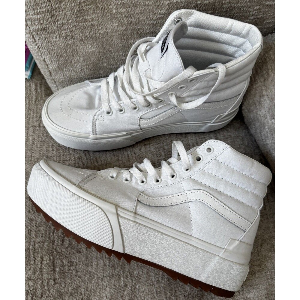 NWOB Vans SK8-HI Stacked 'White Gum' VN0A4BTWL5R M8 W9.5